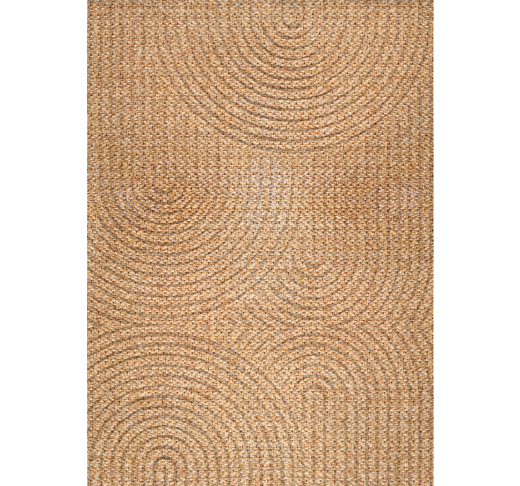 Blind beige arc effect fabric - TenStickers