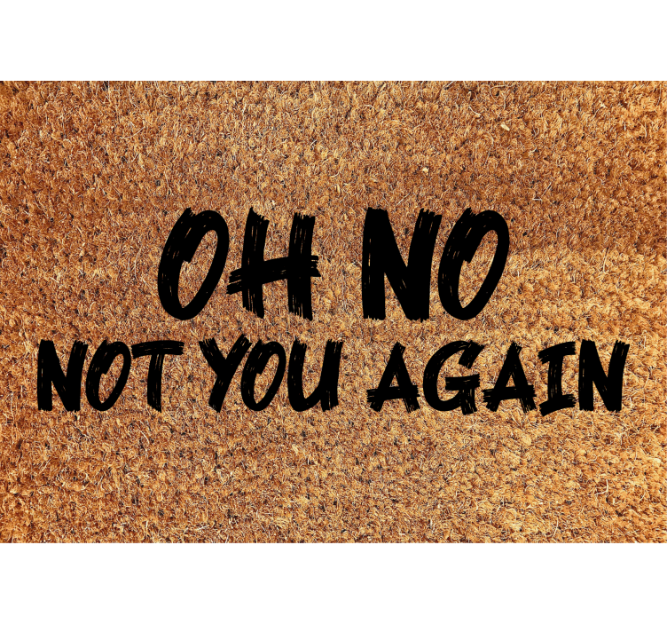 Blind beige not you again - TenStickers