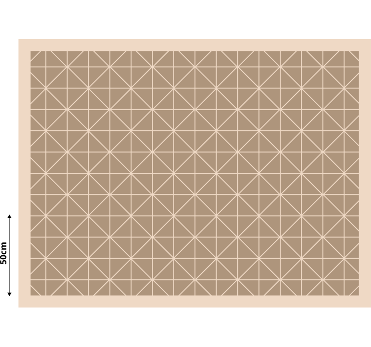 Blind beige beige patterned tile - TenStickers