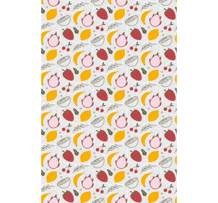 Blind fruit and vegetables citrus fruit design - TenStickers