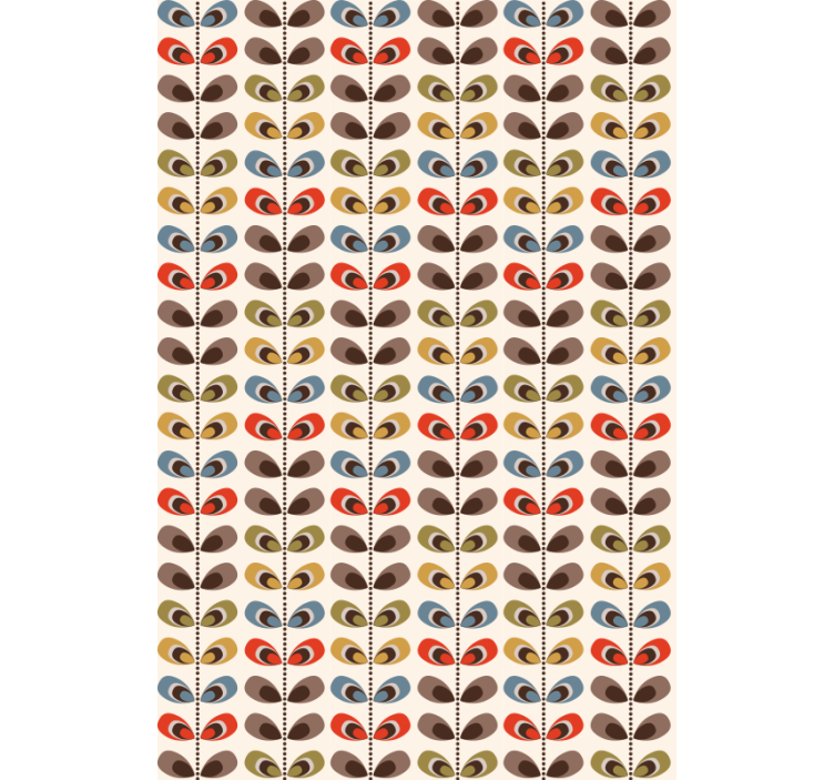 Colorful eyes pattern retro roller blind - TenStickers