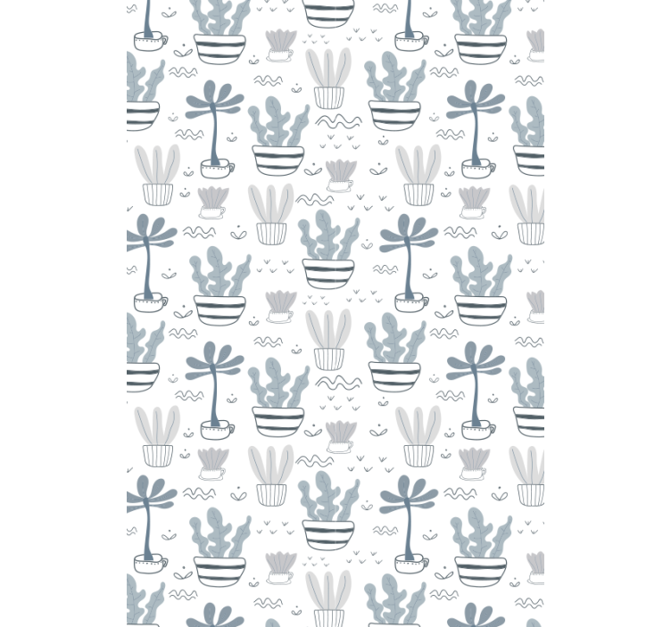 Cactus blind in gray tones - TenStickers