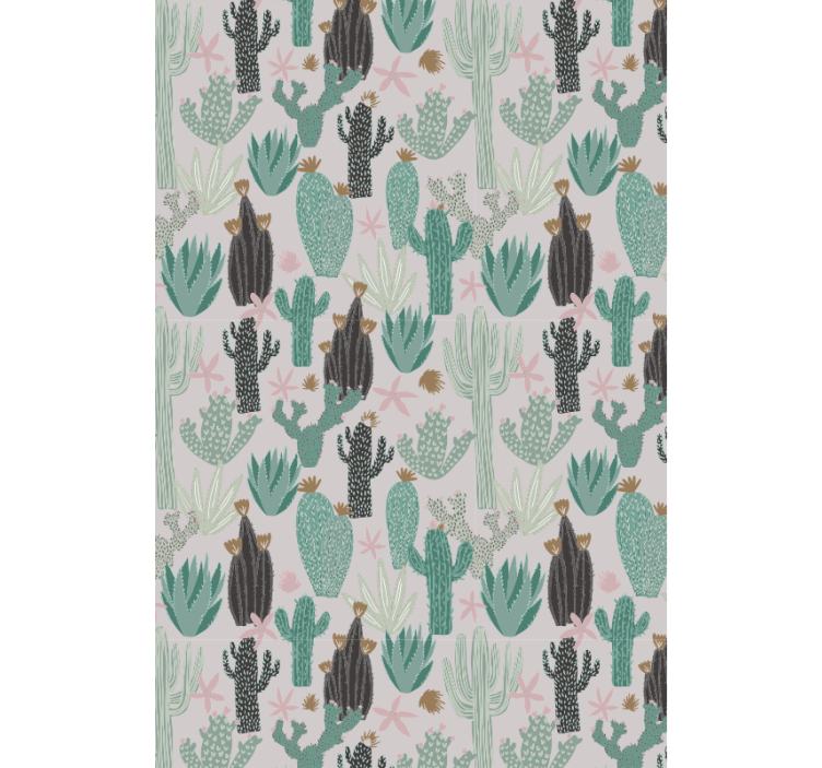 Saguaro Serenity Scene cactus blind - TenStickers