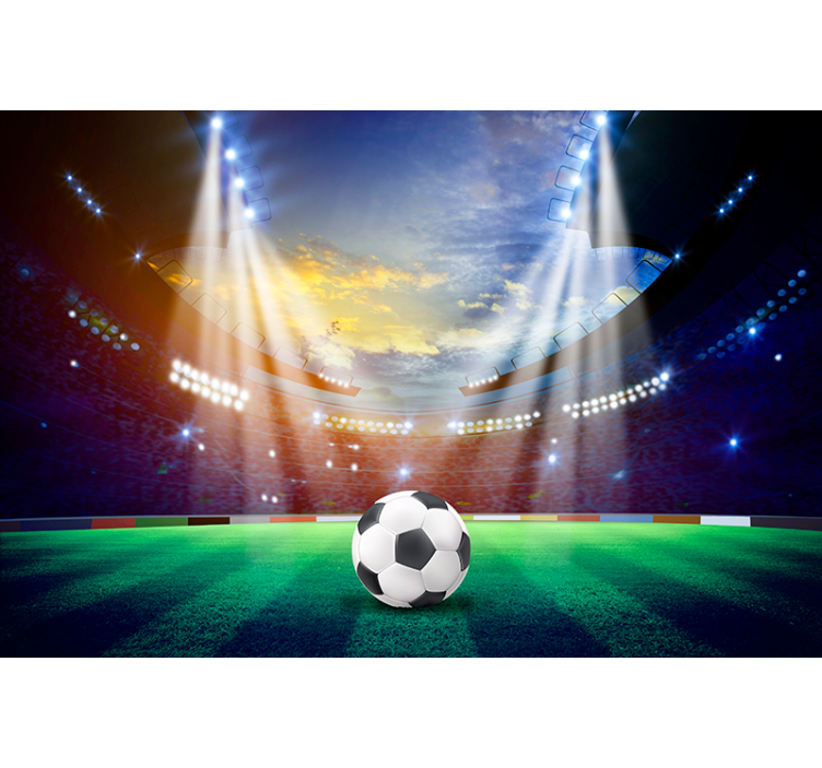 Football stadium kids roller blind - TenStickers