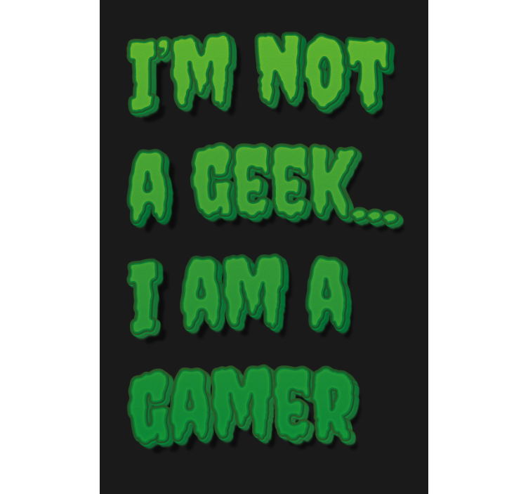 Gamer Identity Statement text blind - TenStickers