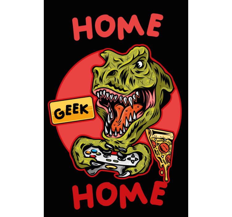 Home geek home gamer roller blind - TenStickers