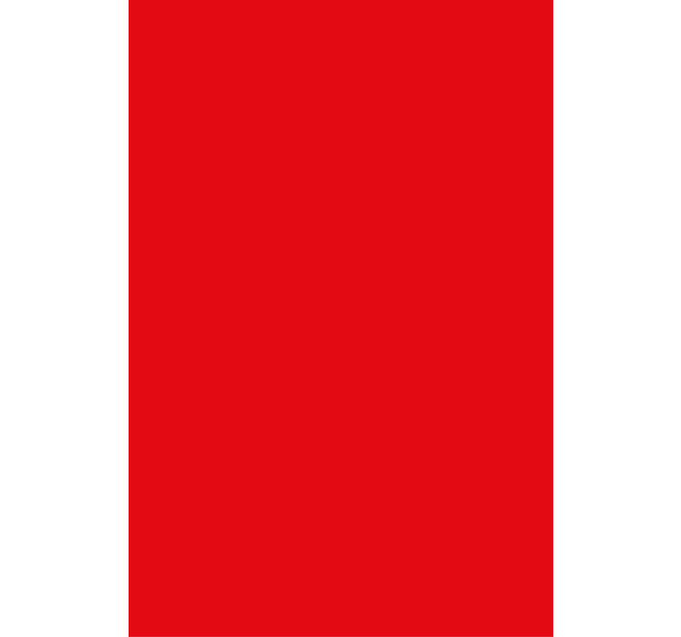 Vibrant Red Block blackout roller blind - TenStickers