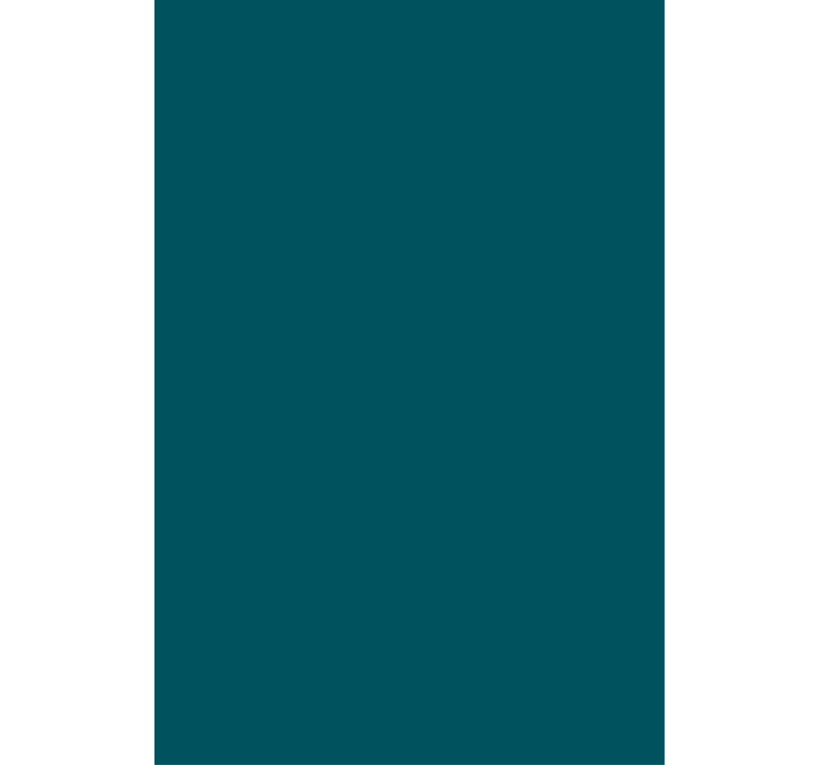 Deep Teal Canvas blackout roller blind - TenStickers