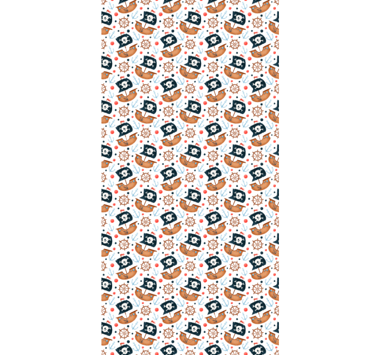 Pirate ship pattern blind children - TenStickers