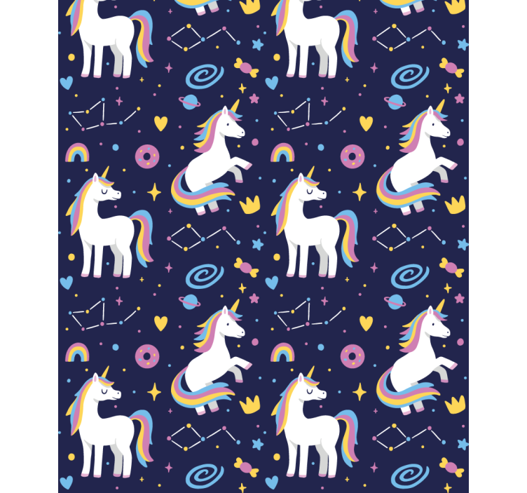 Unicorn Fantasy Theme blind - TenStickers