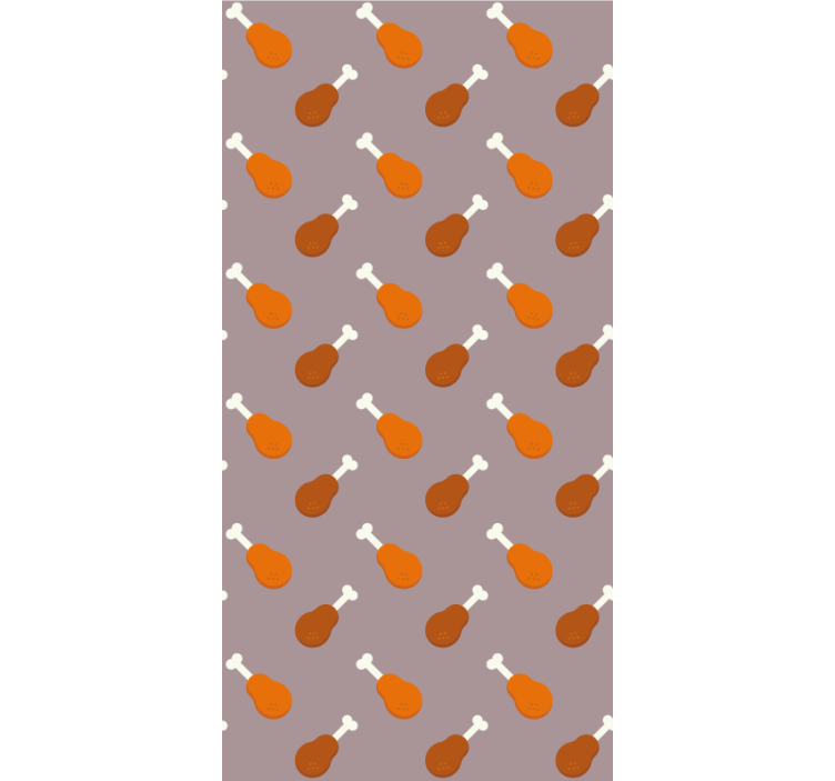 Chicken drumstick pattern blind original - TenStickers