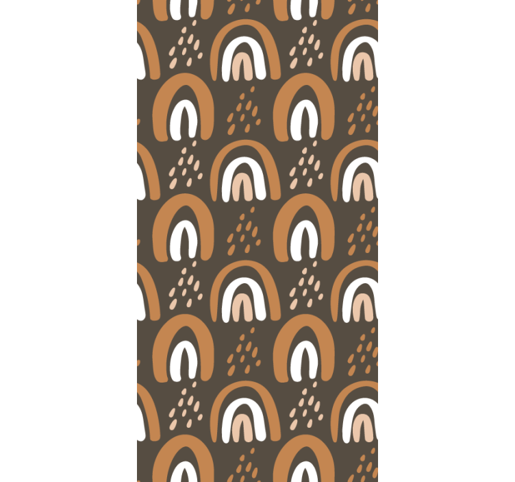 Painted earthy rainbows blind children - TenStickers