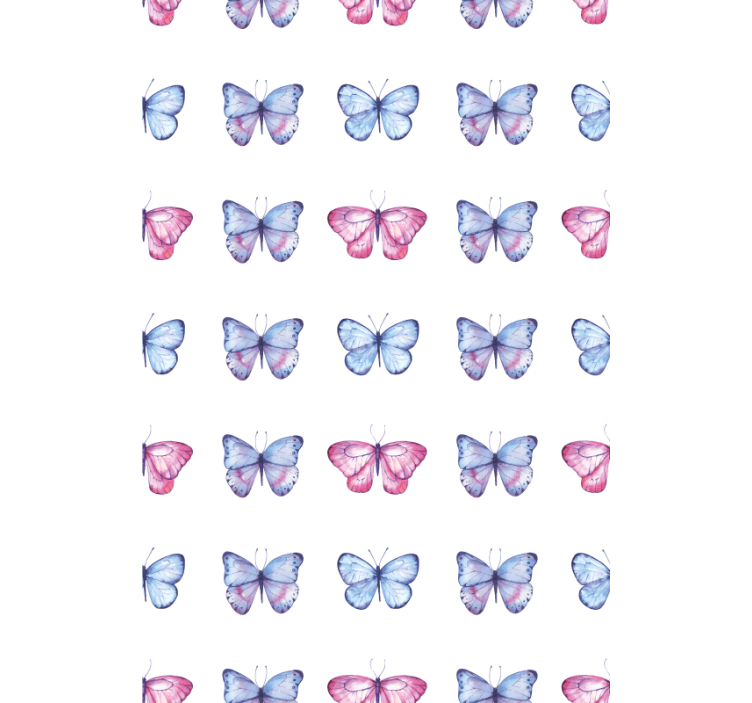 Blue and pink wings butterflies blind - TenStickers