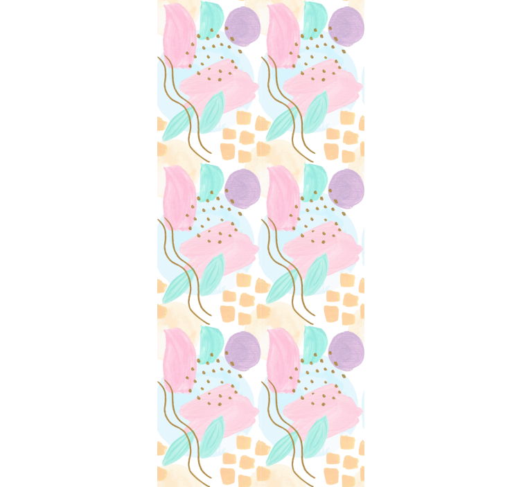 Abstract floral patterns modern blind - TenStickers