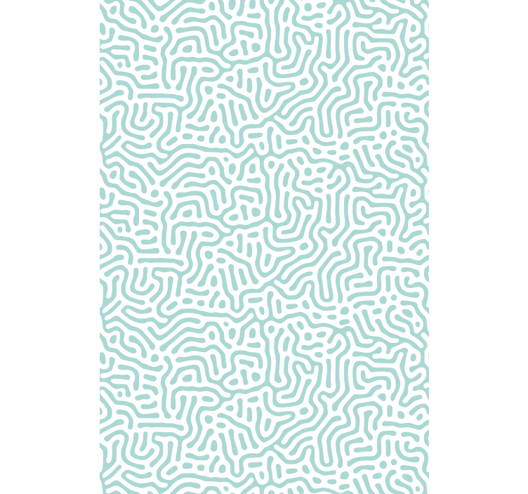 Green and white nature pattern and plant blind - TenStickers