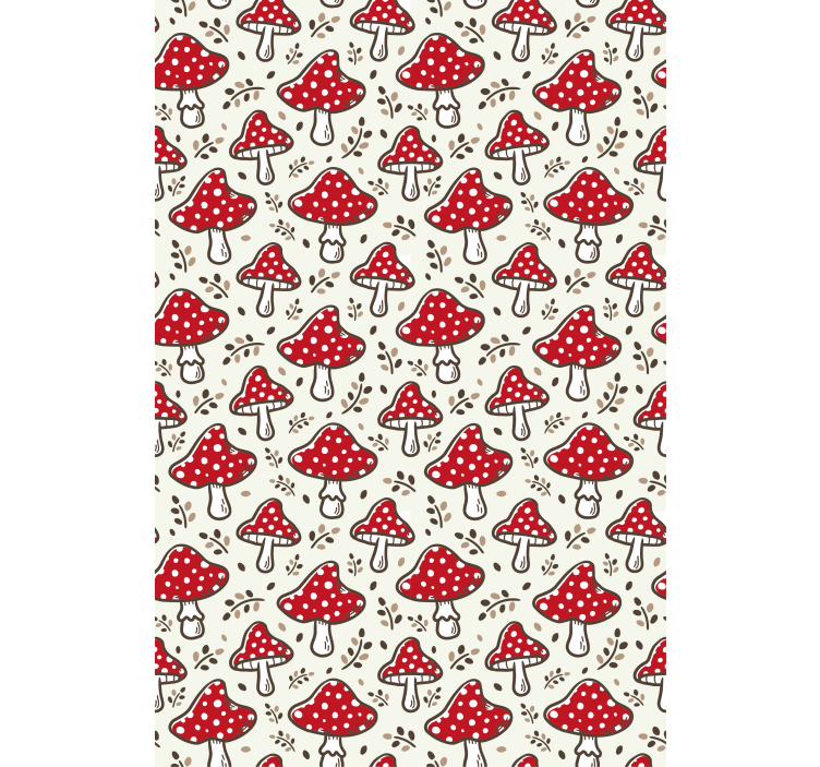 Modern colorful mushroom pattern kitchen blind - TenStickers