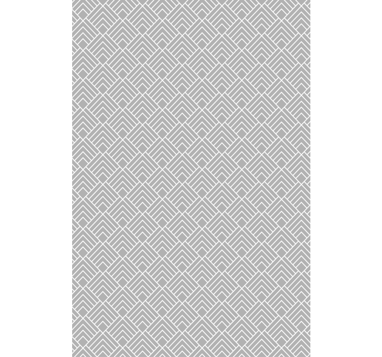 Light grey lines in zig zag Nordic kitchen blind - TenStickers