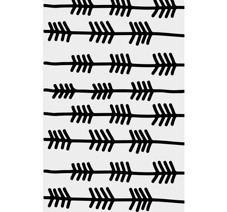 Black arrows pattern nordic roller blind - TenStickers