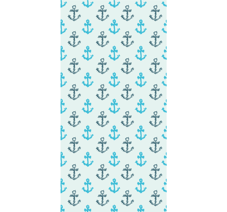 Anchors Pattern Design blind geek - TenStickers