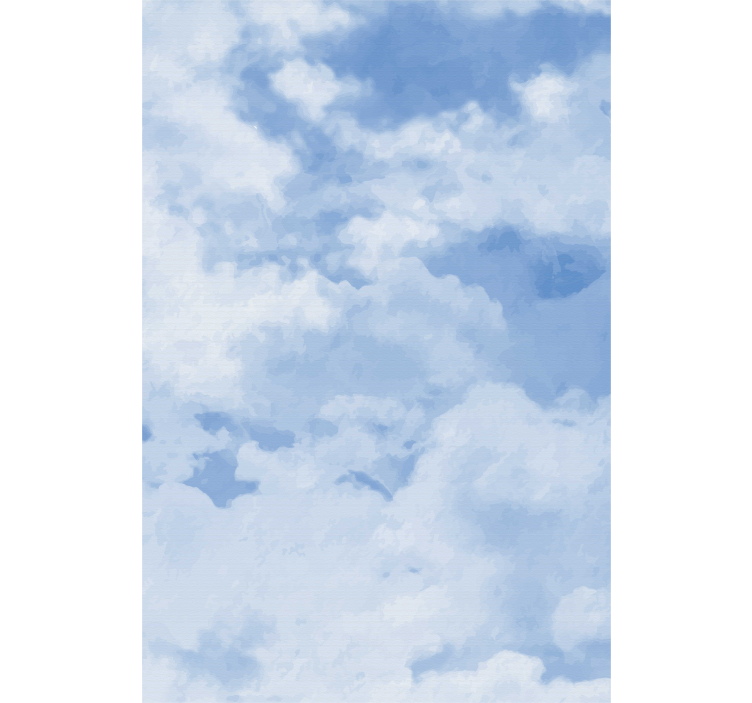 Light blue sky texture cloud kids roller blind - TenStickers