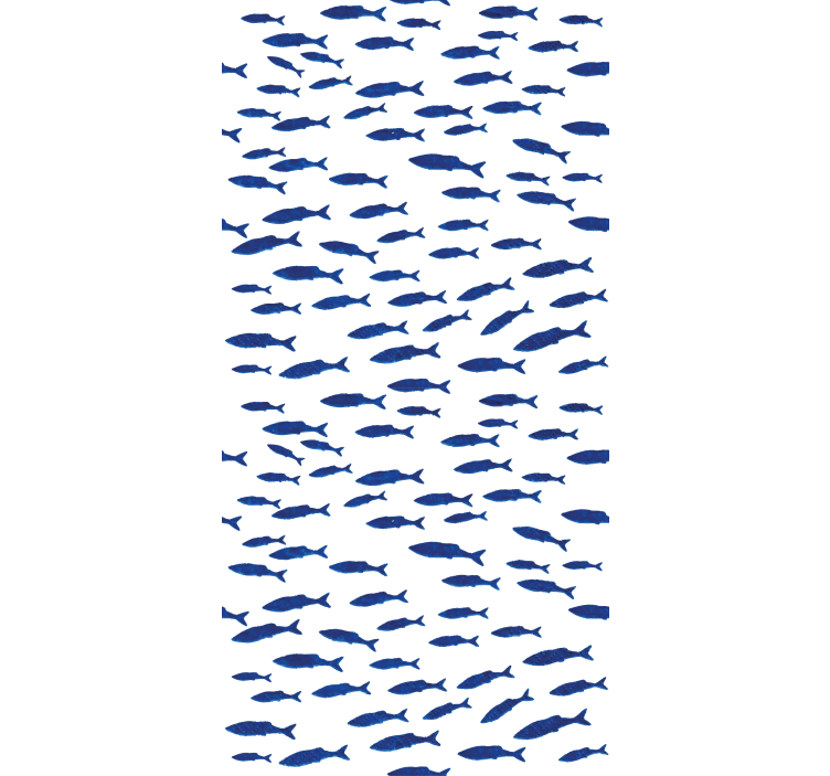 Swarming Fish Pattern animals blind - TenStickers