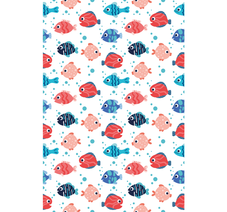 Colorful Fish Pattern animals blind - TenStickers