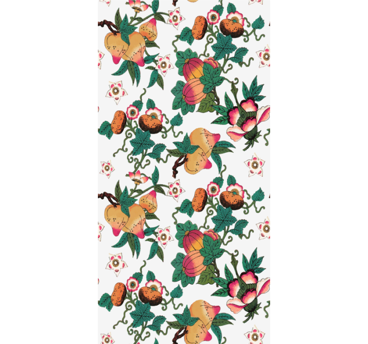 Lush fruit and floral blind flowers and plants - TenStickers
