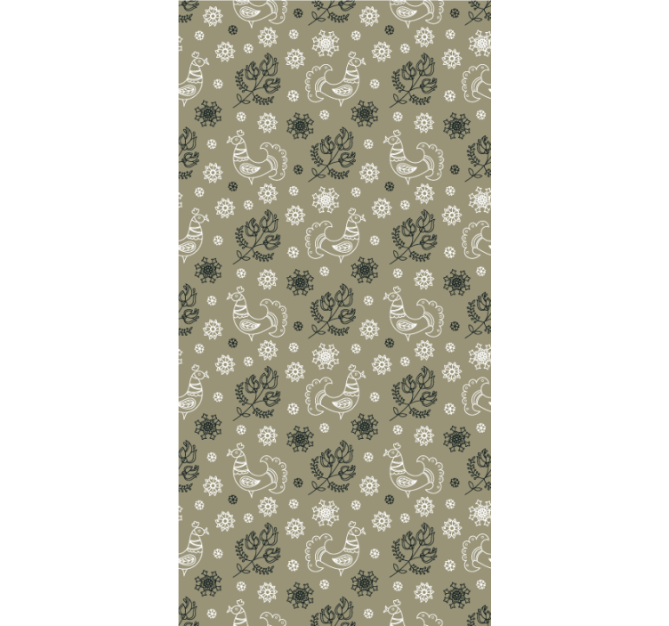 Charming Bird Patterns animals blind - TenStickers