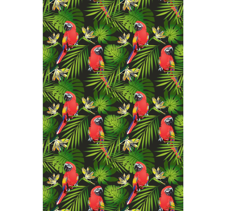 Colorful Tropical Parrots animals blind - TenStickers