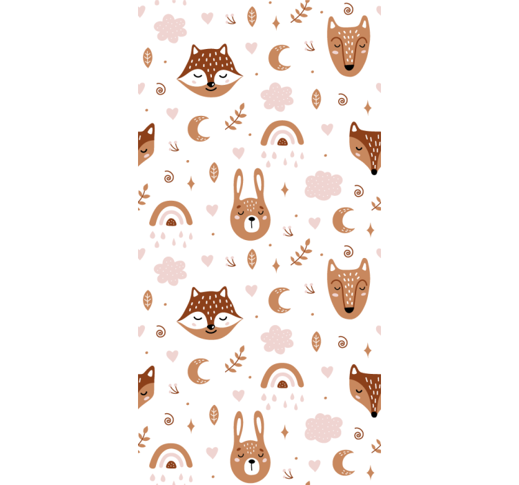 Woodland Creatures animals blind - TenStickers