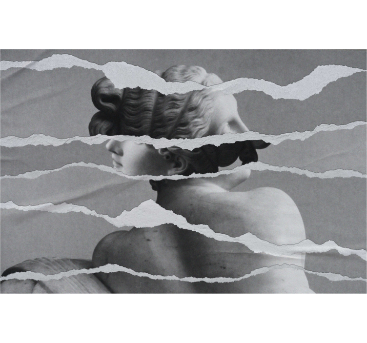 BUST SCULPTURE TRIBUTE art deco blind - TenStickers