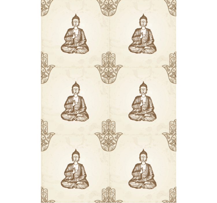 Buddha symbol patterns zen blind - TenStickers