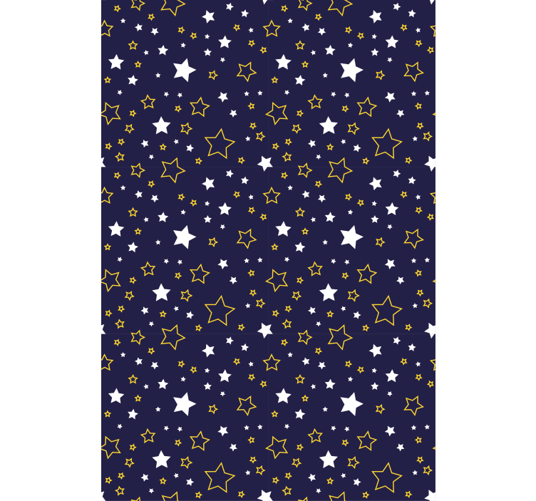Starry night motif blind children - TenStickers