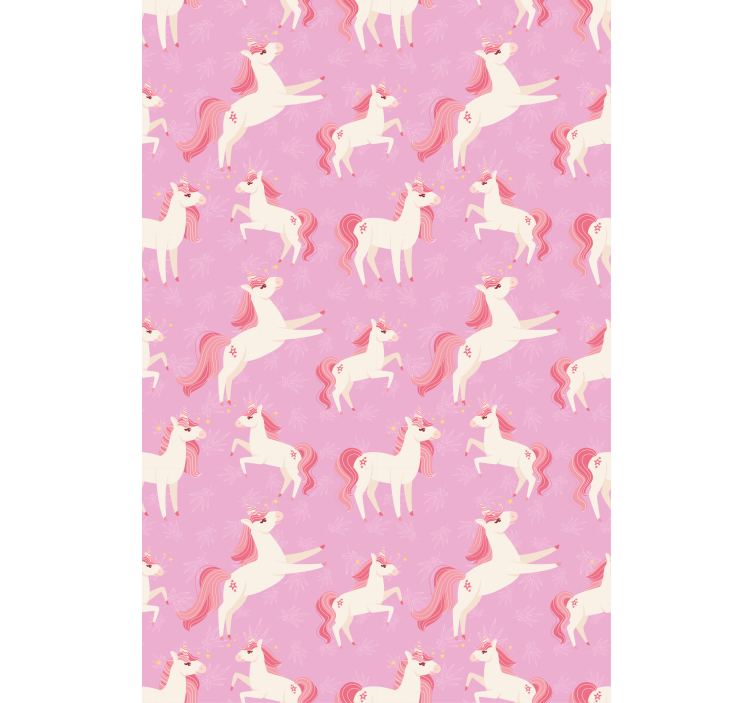 Pink unicorn fantasy blind children - TenStickers