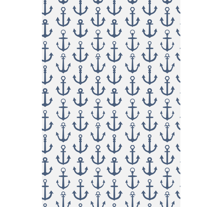 Nautical Anchor Pattern blind - TenStickers
