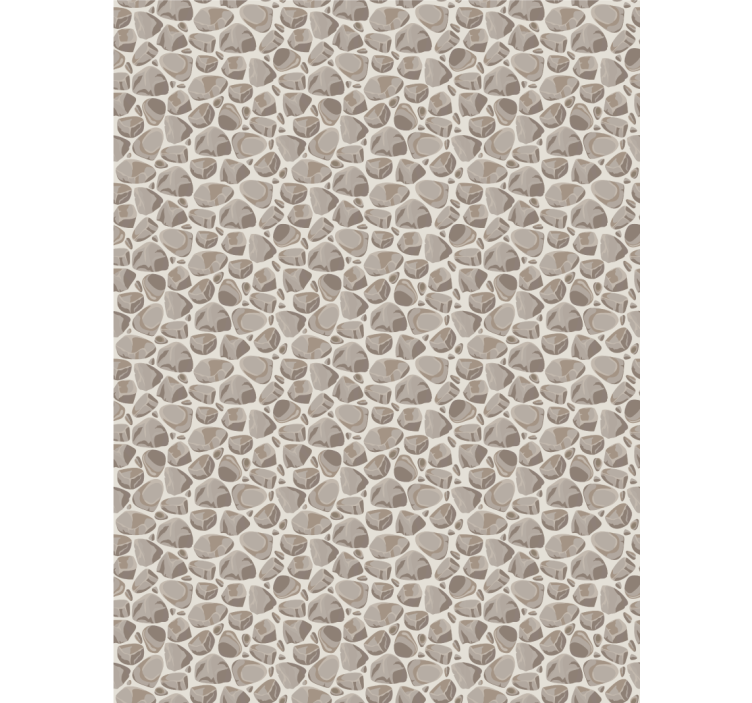 Pattern roller blind stone pebble design - TenStickers