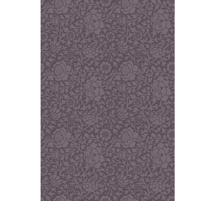 Elegant grey pattern floral roller blind - TenStickers