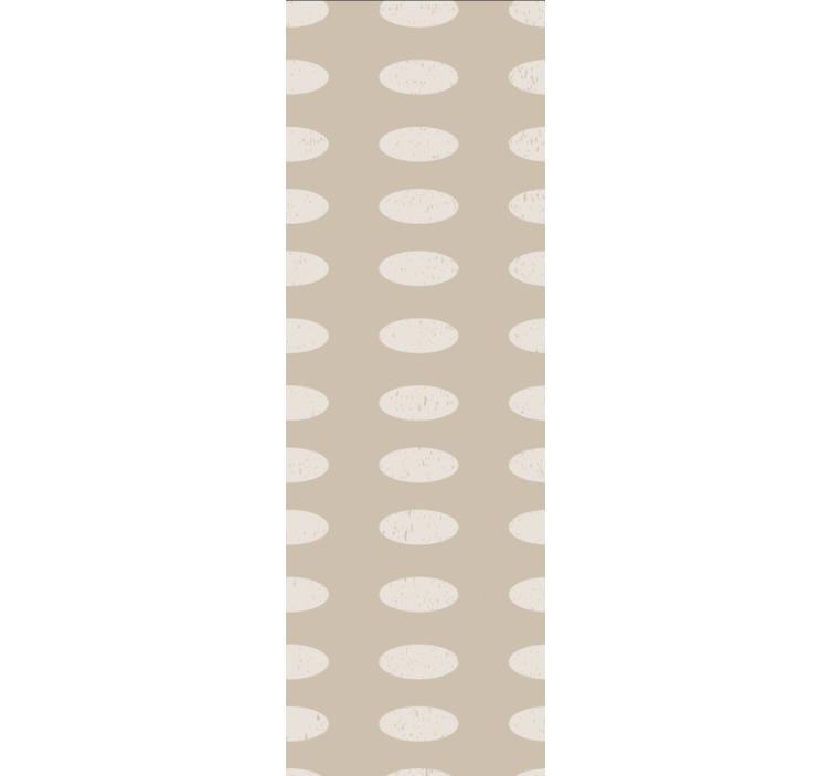 Oval pattern contrast pattern roller blind - TenStickers