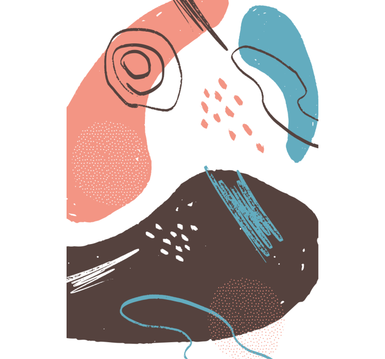 Abstract Shapes art deco blind - TenStickers