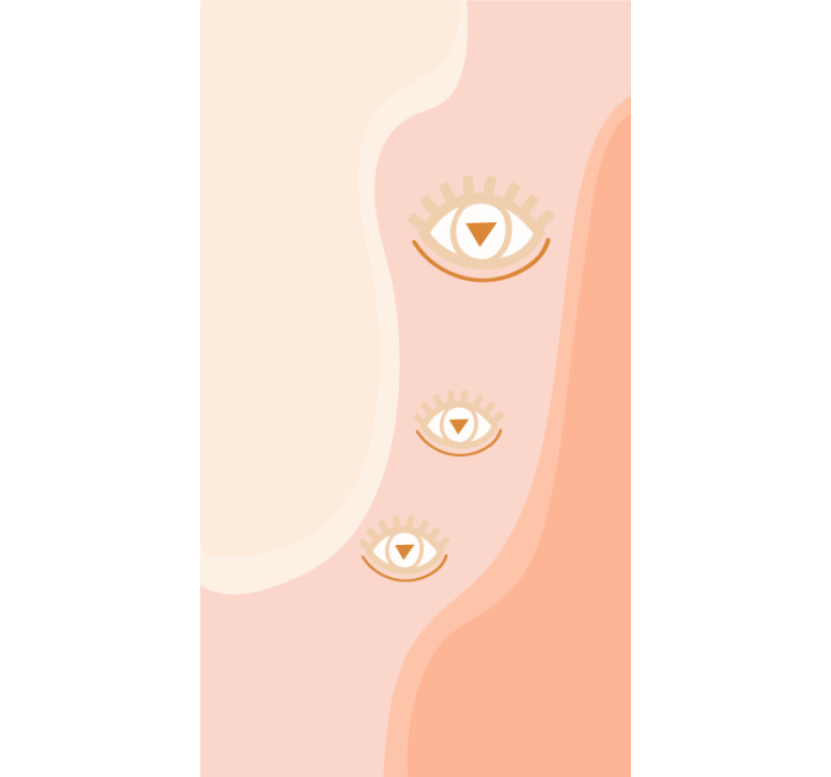 Eyes in Soft Waves blind original - TenStickers