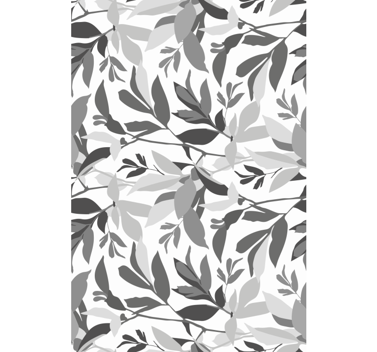 Stylish Leaf Pattern blind flowers and plants - TenStickers