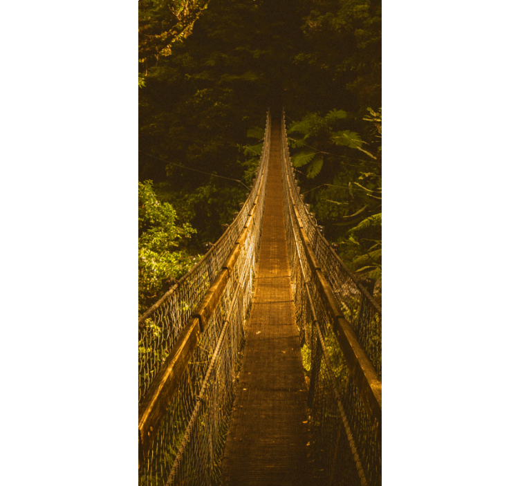 Suspension bridge path blind original - TenStickers