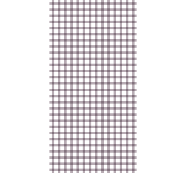 Lilac Gingham texture and pattern blind - TenStickers