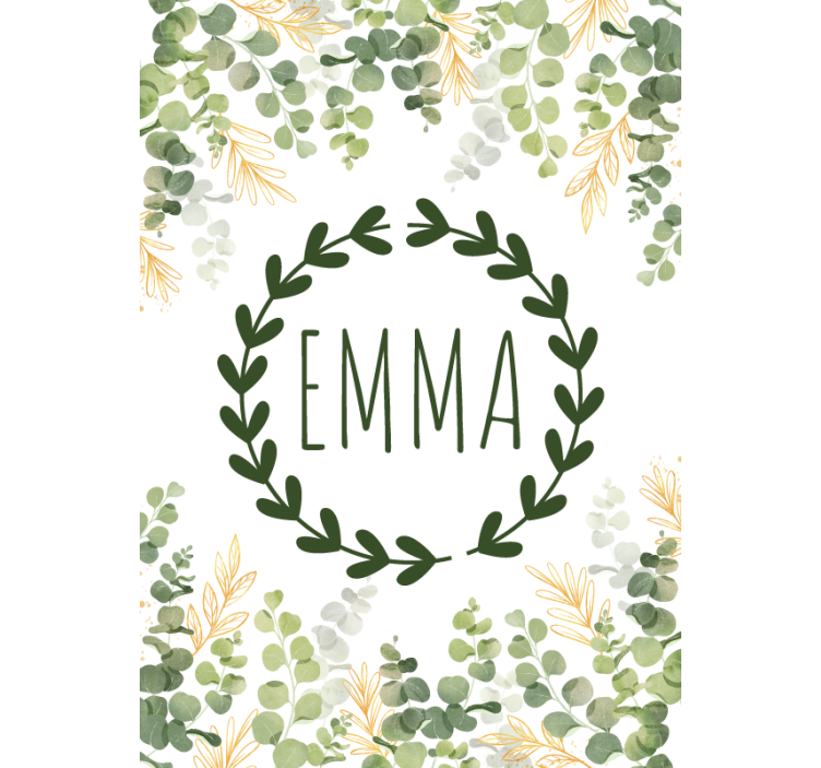 laurel wreath custom Childrens blind - TenStickers