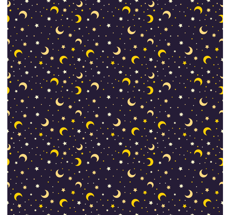 Night sky pattern kids roller blind - TenStickers