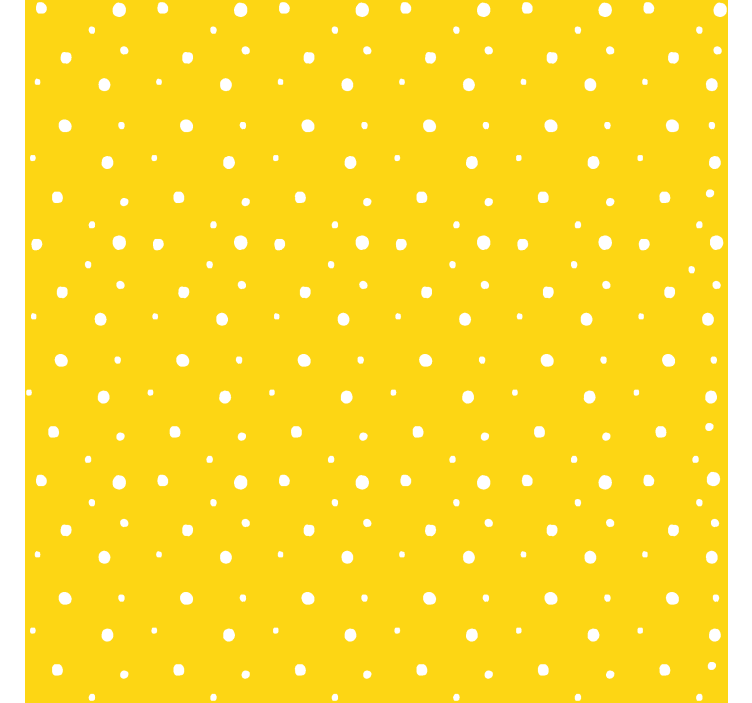Circles pattern yellow kitchen blind - TenStickers