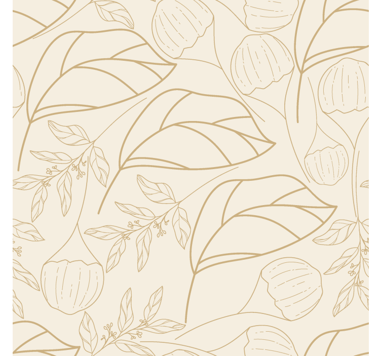 Thin plants pattern elegant roller blind - TenStickers