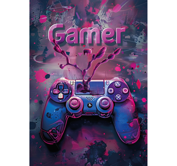 3D effect gamer roller blind - TenStickers