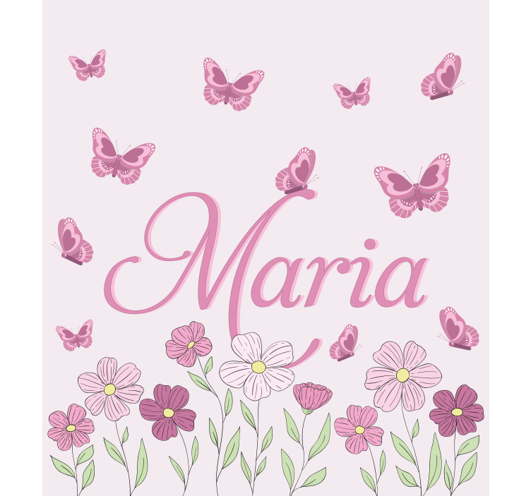 Flowers and butterflies custom printed blind - TenStickers