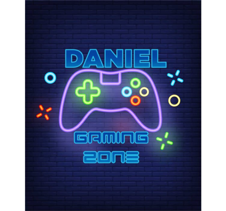 Gaming zone custom printed blind - TenStickers